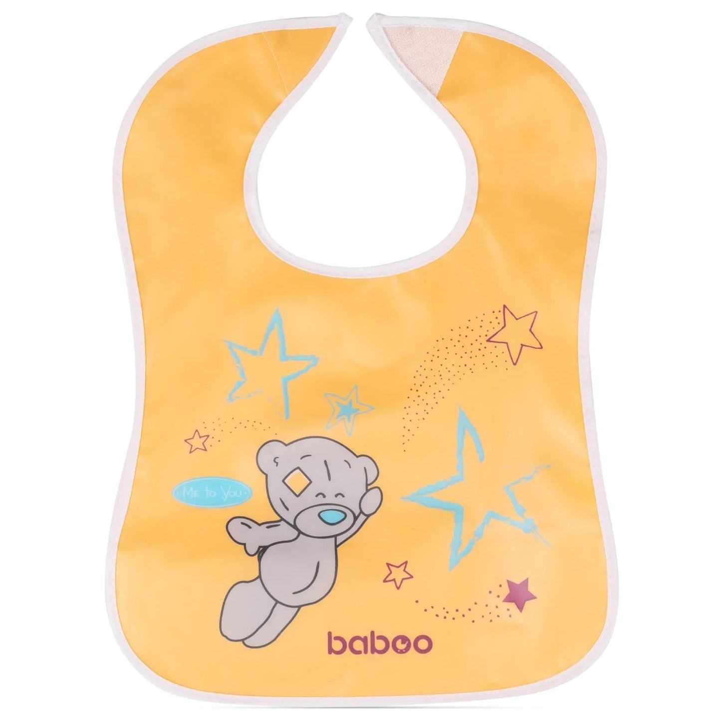 Baboo Bib PEVA Front Side Pocket Me To You Orange 9+