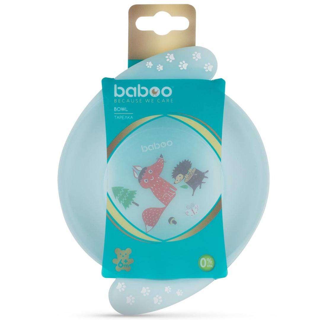 Baboo Bowl Plastic Basic Love Story Fox 6+