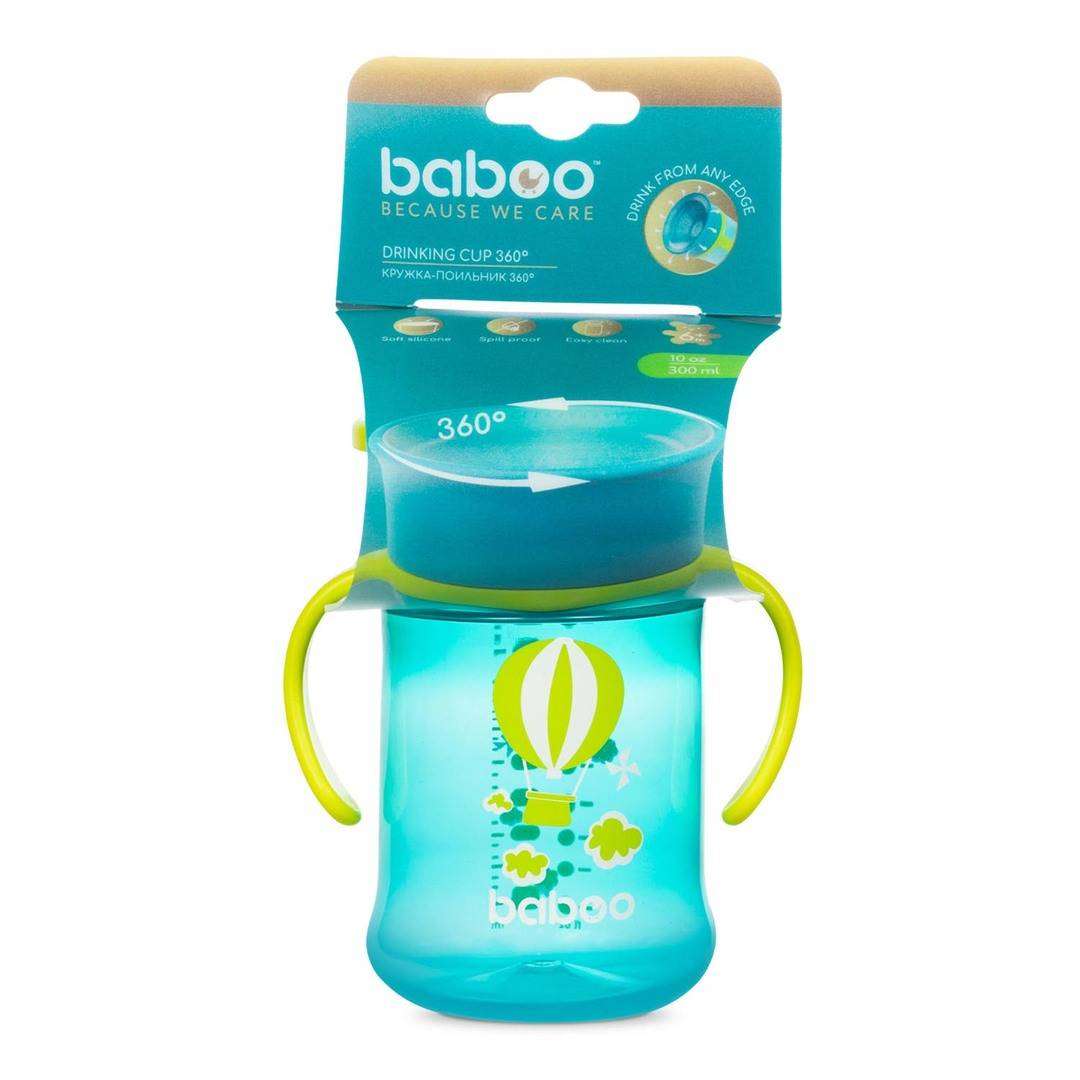 A convenient Baboo cup with a small number of parts that is easy to clean, suitable for babies aged 12 months and up.