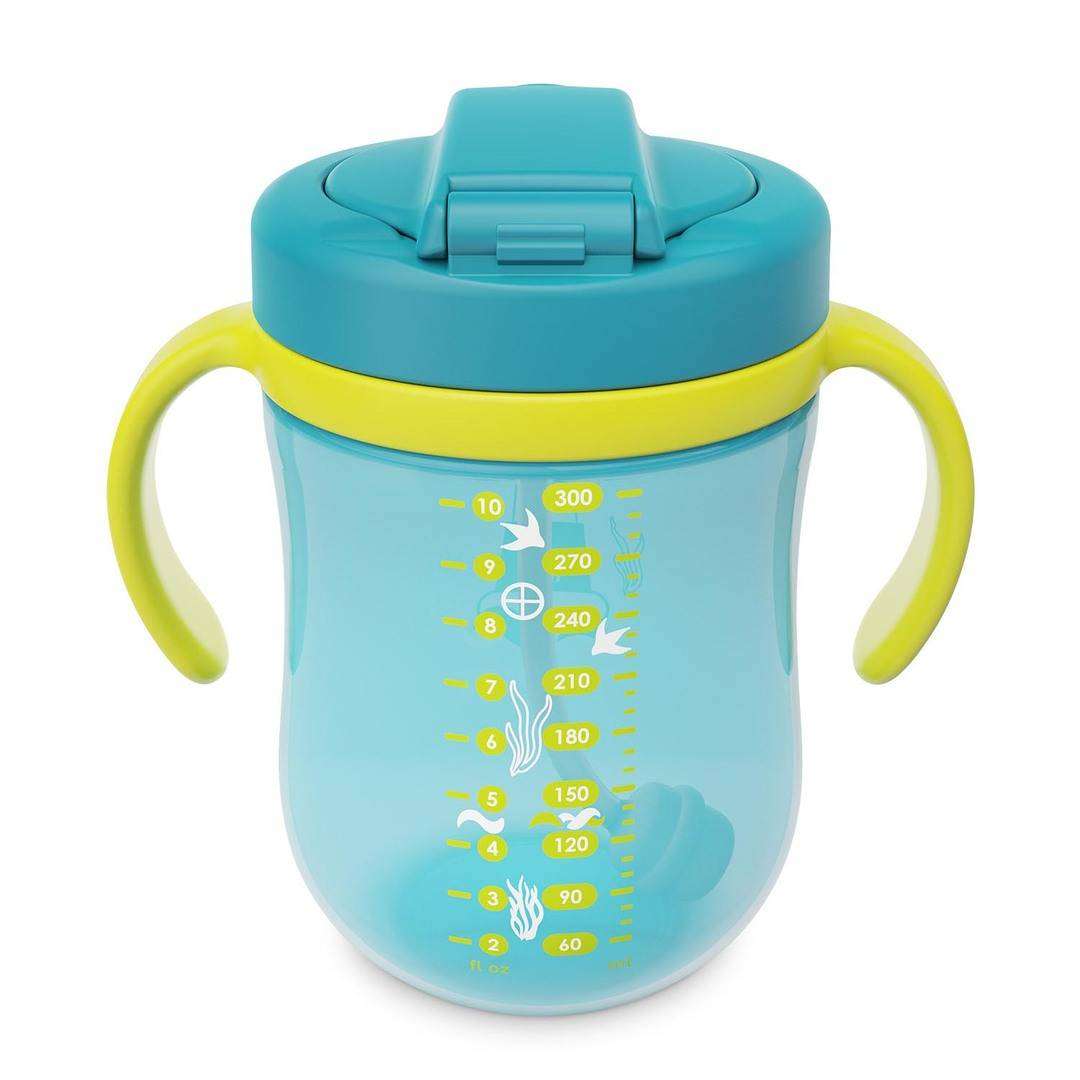 An ergonomic Baboo cup with double handles that fits perfectly in your child's palms.