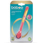 Baboo Plastic Spoon Thermosensitive Long Handle Red 4+