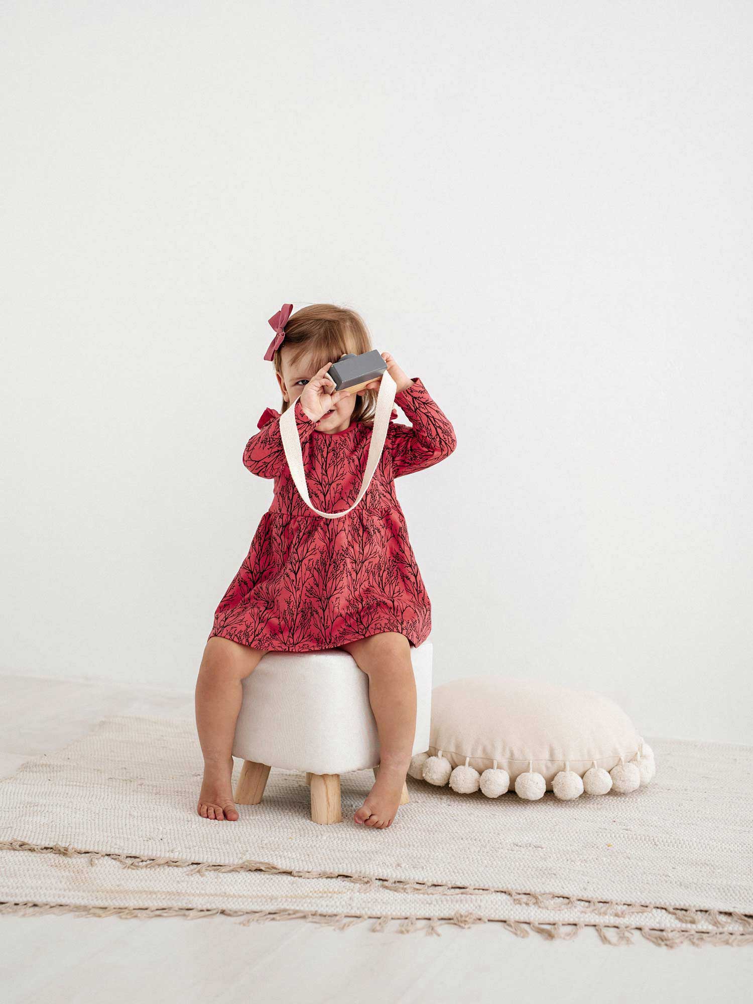 The fabric is 100% cotton and has been certified by Oeko-Tex Standard 100 for product safety so you can be sure that no harsh chemicals are used in the making of this adorable dress.