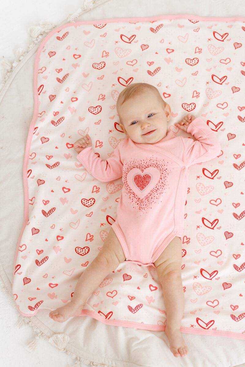Infant Bodysuit Hearts 239